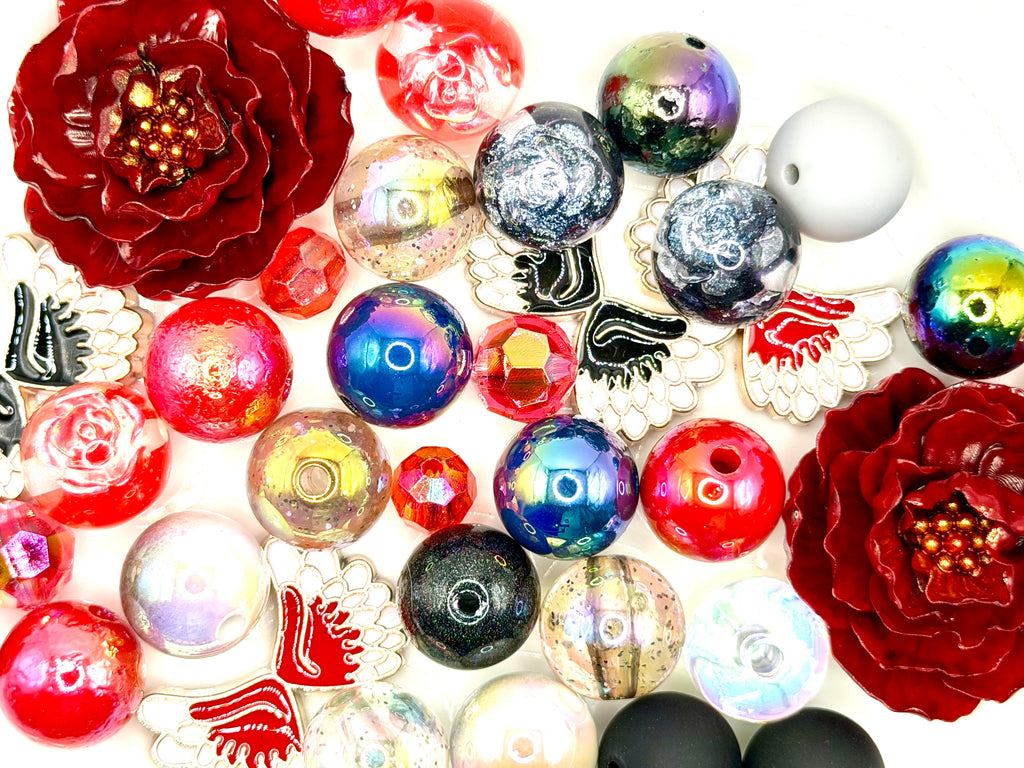 Resin & Acrylic Beads and Charms Mixes for DIY Pens Keychains & Phone Chains