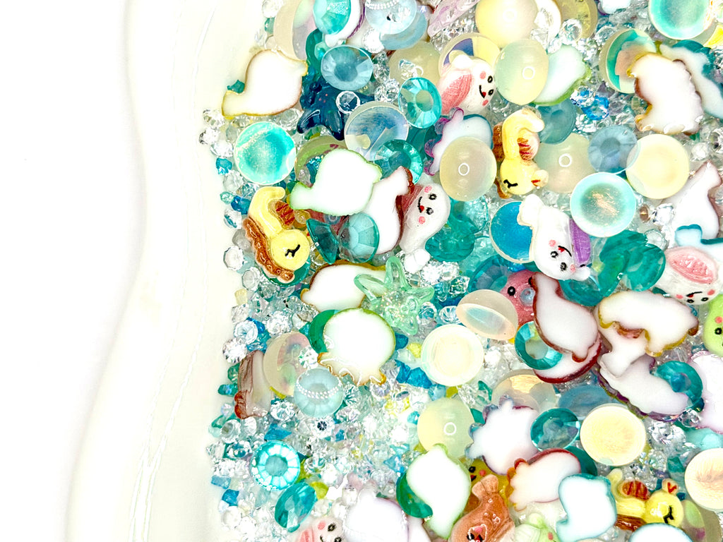 Resin and Clay Nail Charm Mixes