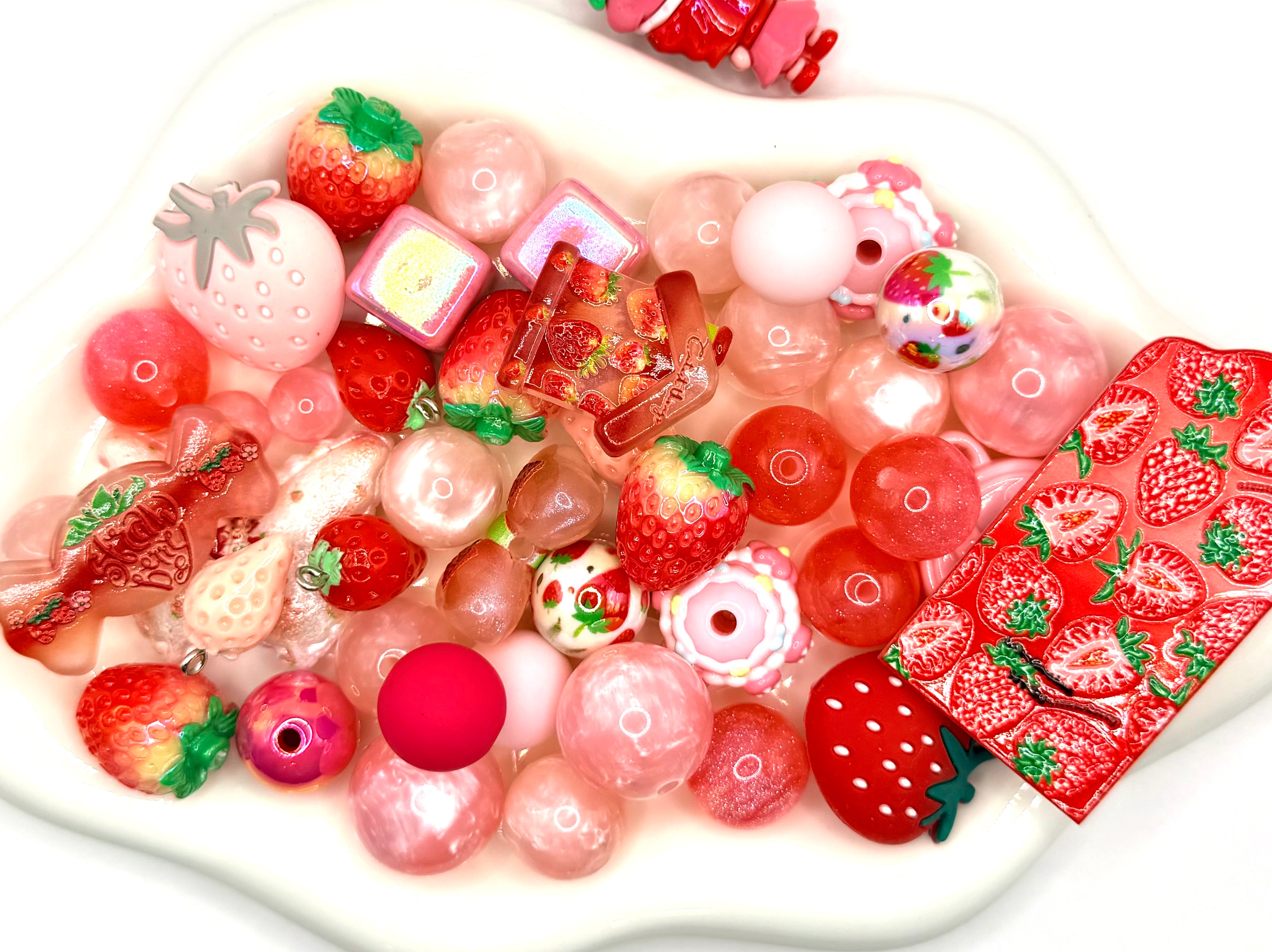 Resin & Acrylic Beads and Charms Mixes for DIY Pens Keychains & Phone Chains