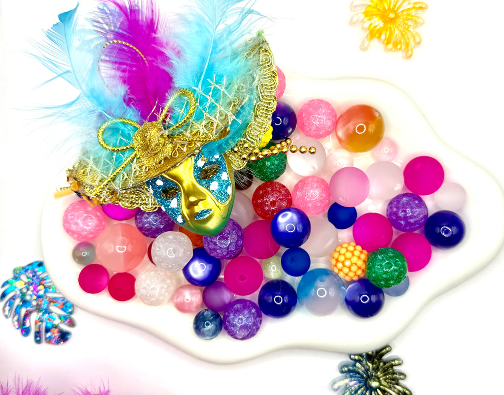 Resin & Acrylic Beads and Charms Mixes for DIY Pens Keychains & Phone Chains