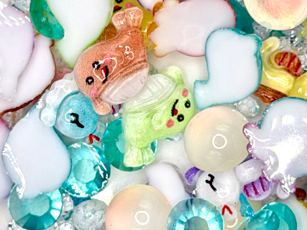 Resin and Clay Nail Charm Mixes