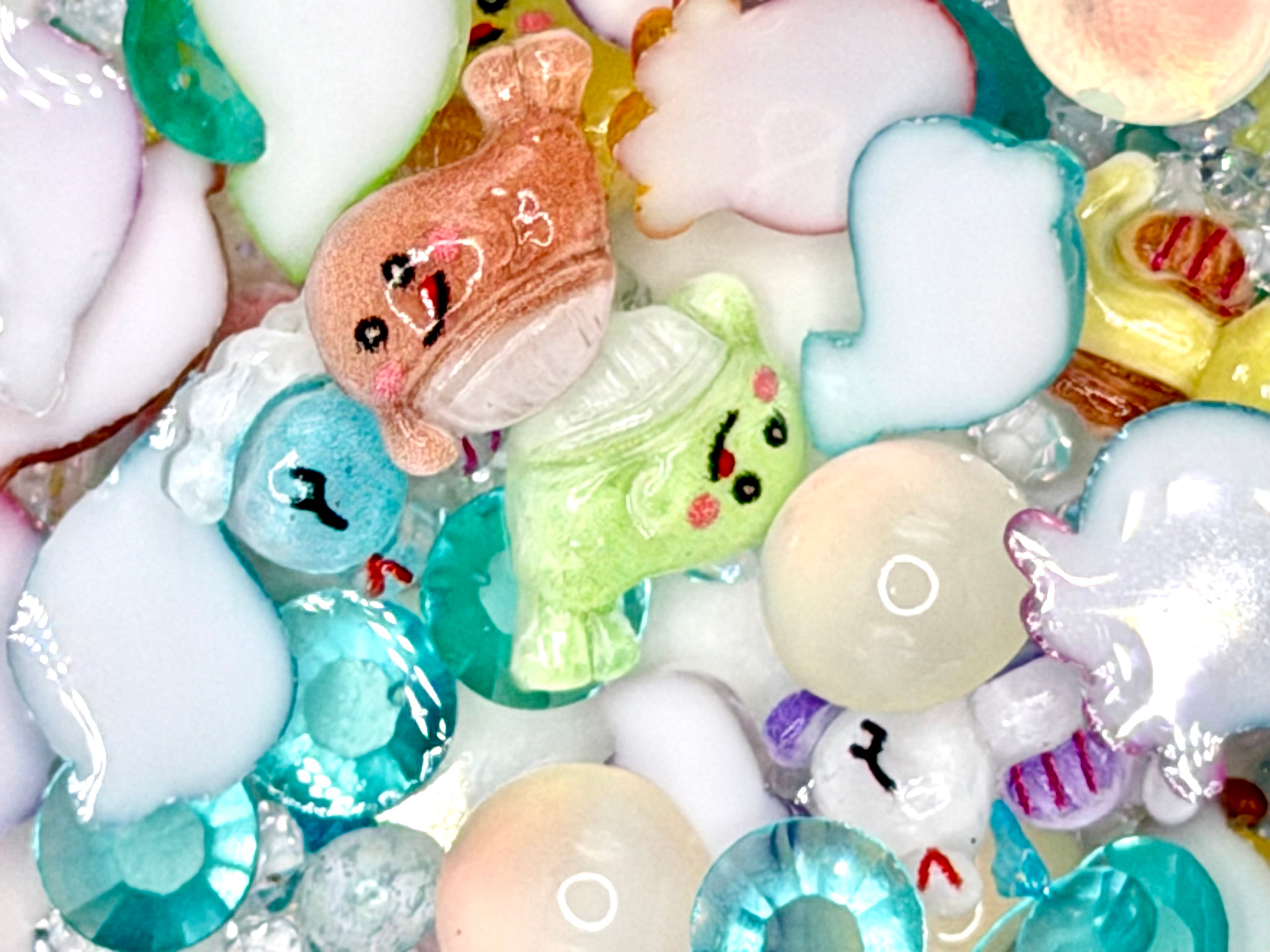 Resin and Clay Nail Charm Mixes