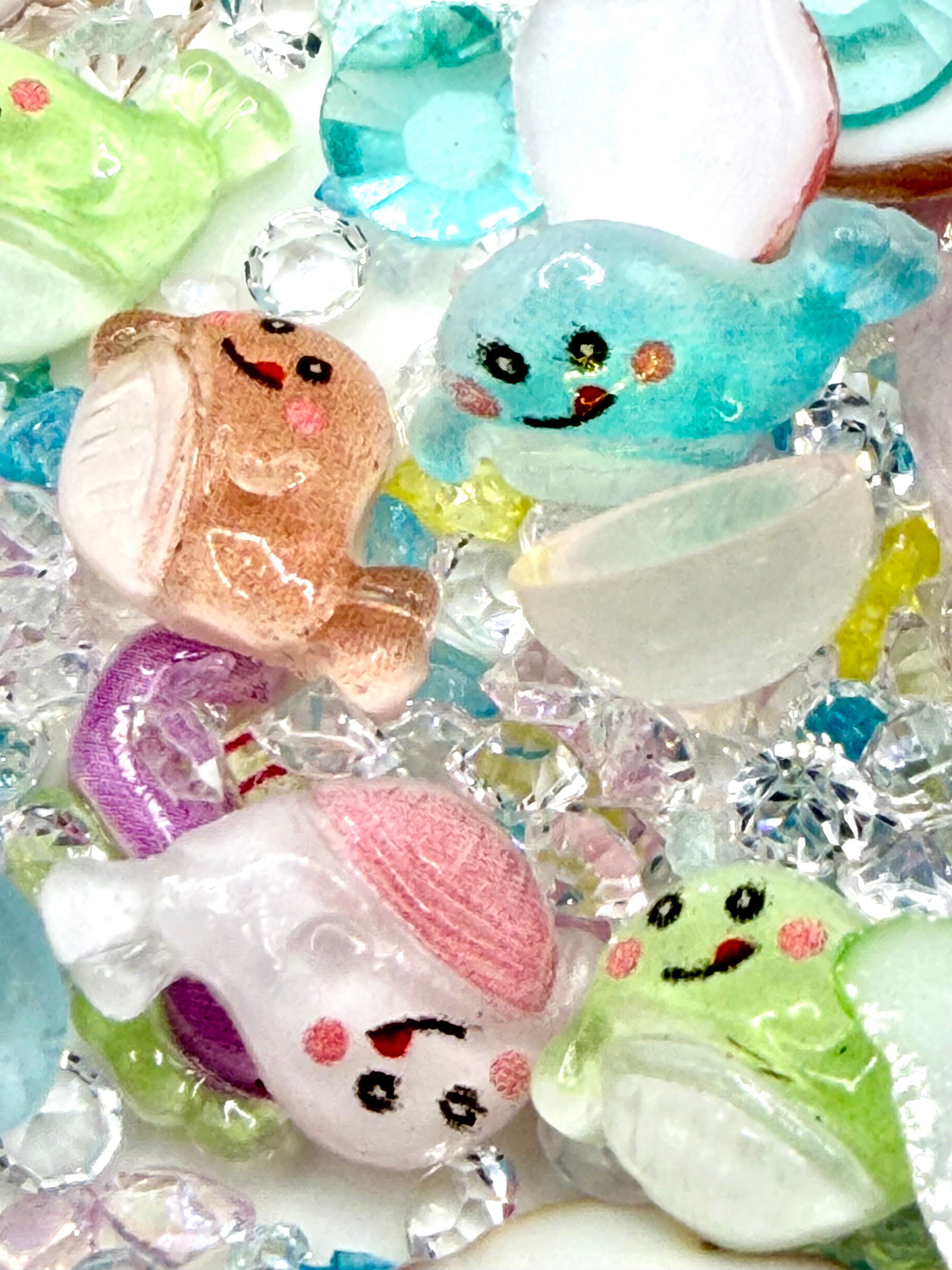 Resin and Clay Nail Charm Mixes