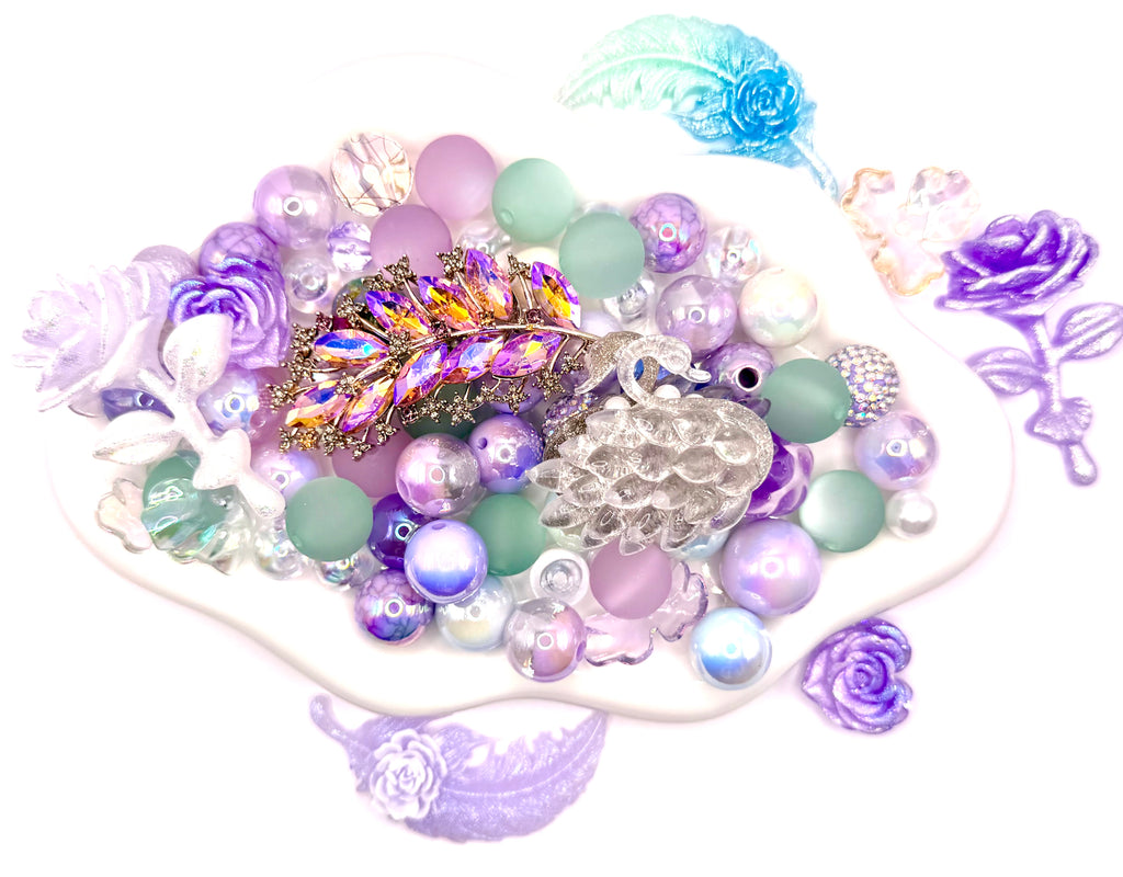 Resin & Acrylic Beads and Charms Mixes for DIY Pens Keychains & Phone Chains